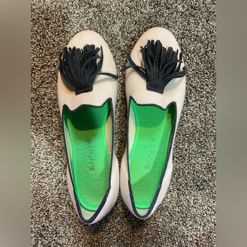 Rothy’s merino wool loafers size 10
